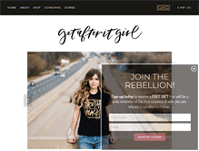 Tablet Screenshot of getafteritgirl.com